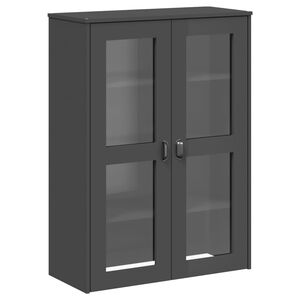 vidaXL Dessus pour buffet VIKEN gris anthracite bois d'ingénierie