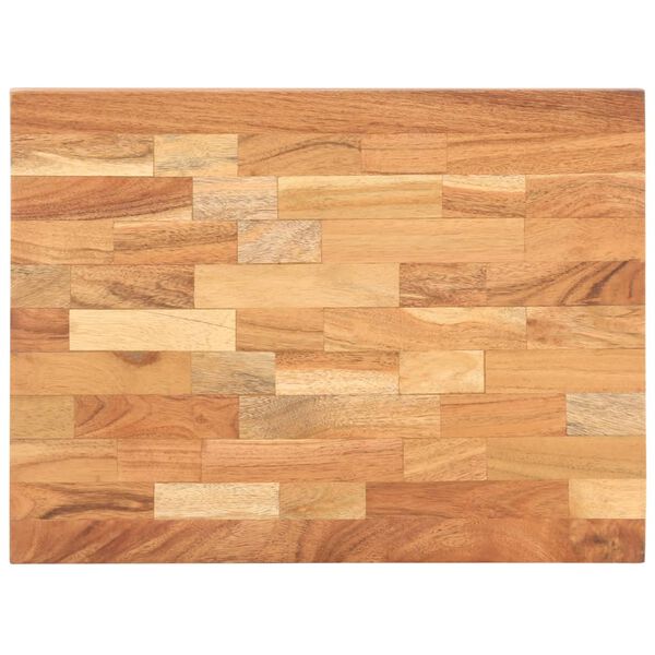 vidaXL Planche &agrave; d&eacute;couper 40x30x4 cm Bois d'acacia massif