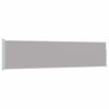 vidaXL Auvent lat&eacute;ral r&eacute;tractable de patio 120x500 cm Gris