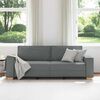 vidaXL Canapé 3 places Gris foncé 180 cm Tissu
