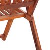 vidaXL Chaises pliables de jardin lot de 3 Bois d'acacia solide