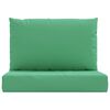 vidaXL Coussins de palette lot de 2 vert tissu oxford