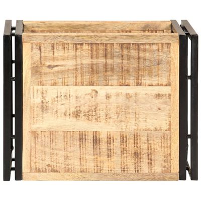 vidaXL Table d'appoint 40x30x40 cm Bois de manguier brut