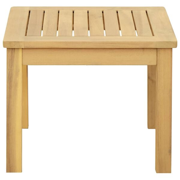vidaXL Table basse de jardin 45x45x36 cm Bois solide d'acacia