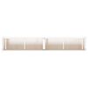 vidaXL Jardini&egrave;res 2 pcs blanc bois de pin massif