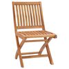 vidaXL Chaises de jardin lot de 2 et coussins vert Bois de teck massif