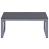 vidaXL Table basse 90x50x40 cm Aluminium