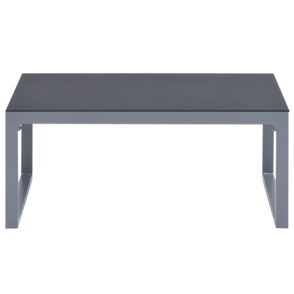 vidaXL Table basse 90x50x40 cm Aluminium