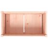 vidaXL Jardinière 90x50x70 cm bois massif douglas