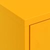 vidaXL Armoire de rangement Jaune moutarde 80x35x101,5 cm Acier