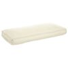 vidaXL Coussin Cr&egrave;me 120 x 50 x 12 cm Tissu Oxford