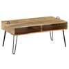 vidaXL Table basse Bois de manguier massif 100x60x45 cm