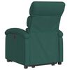 vidaXL Fauteuil inclinable vert fonc&eacute; tissu
