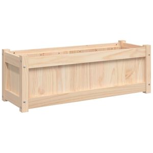 vidaXL Jardini&egrave;re d'ext&eacute;rieur 90x31x31 cm bois de pin massif