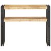 vidaXL Table console 90x30x75 cm Bois de manguier brut