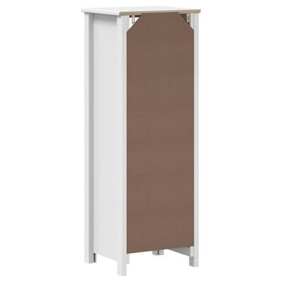 vidaXL Armoire de salle de bain BERG blanc 40x34x110 cm pin massif