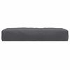 vidaXL Coussin de palette anthracite m&eacute;lang&eacute; 60x60x9,5 cm tissu