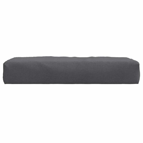 vidaXL Coussin de palette anthracite m&eacute;lang&eacute; 60x60x9,5 cm tissu