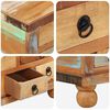 vidaXL Table basse Bois de r&eacute;cup&eacute;ration 70 x 70 x 38 cm