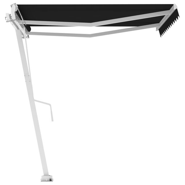 vidaXL Auvent automatique sur pied 300x250 cm anthracite