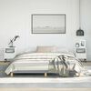 vidaXL Cadre de lit sans matelas gris clair tissu