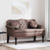 vidaXL Banc Chesterfield Marron 120,5 x 65 x 75 cm Cuir synthétique