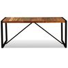 vidaXL Table à manger Bois de récupération massif 180 cm