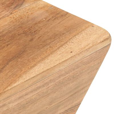 vidaXL Table basse en forme de V 66x66x30 cm Bois d'acacia massif