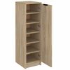 vidaXL Armoire &agrave; chaussures Ch&ecirc;ne Sonoma 30x35x100cm Bois d'ing&eacute;nierie