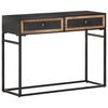 vidaXL Table console 100x35x75 cm Bois de manguier massif