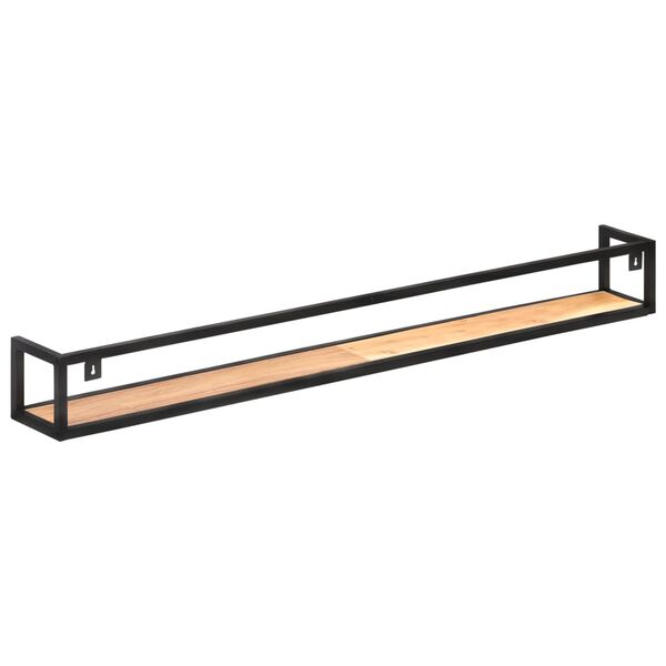 vidaXL &Eacute;tag&egrave;res murales 2 pcs 160 cm Bois d'acacia massif
