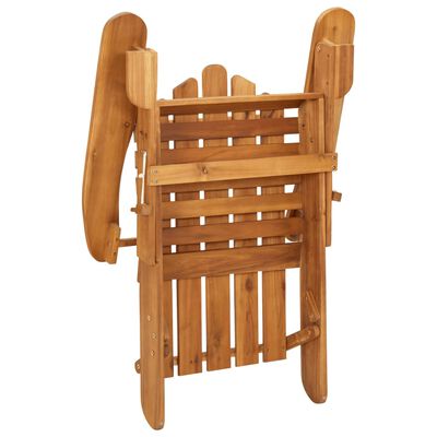 vidaXL Ensemble de salon de jardin Adirondack 3 pcs bois acacia solide