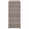 vidaXL Armoire de rangement de jardin gris 105x55x113cm r&eacute;sine tress&eacute;e