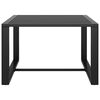 vidaXL Table basse Aluminium Anthracite