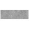 vidaXL Panneaux de biblioth&egrave;que 4 pcs Gris b&eacute;ton 60x20x1,5cm Agglom&eacute;r&eacute;