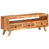 vidaXL Meuble TV 110x30x40 cm Bois d'acacia massif