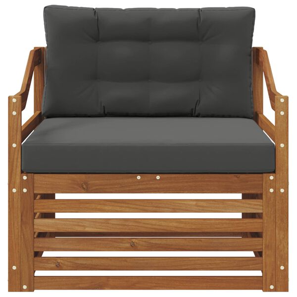 vidaXL Ensemble de canap&eacute;s d'ext&eacute;rieur Bois d'Acacia Massif Naturel