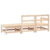 vidaXL Salon de jardin 3 pcs bois massif de pin