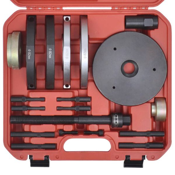 vidaXL Kit d'outils de roulement de moyeu de roue GEN2 19 pcs 82 mm