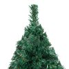 vidaXL Arbre de No&euml;l artificiel pr&eacute;-&eacute;clair&eacute; et boules vert 240 cm