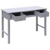 vidaXL Bureau Gris 110 x 45 x 76 cm Bois