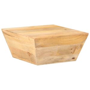 vidaXL Table basse en forme de V 66x66x30 cm Bois de manguier massif