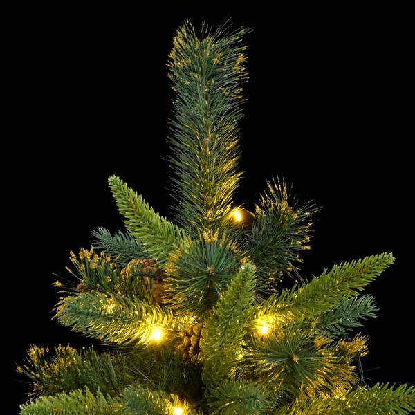 vidaXL Sapin de No&euml;l artificiel articul&eacute; avec 300 LED 180 cm