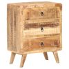 vidaXL Buffet 60x35x75 cm Bois de manguier brut