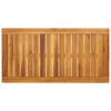 vidaXL Table à manger de jardin 110x56x75 cm bois massif d'acacia