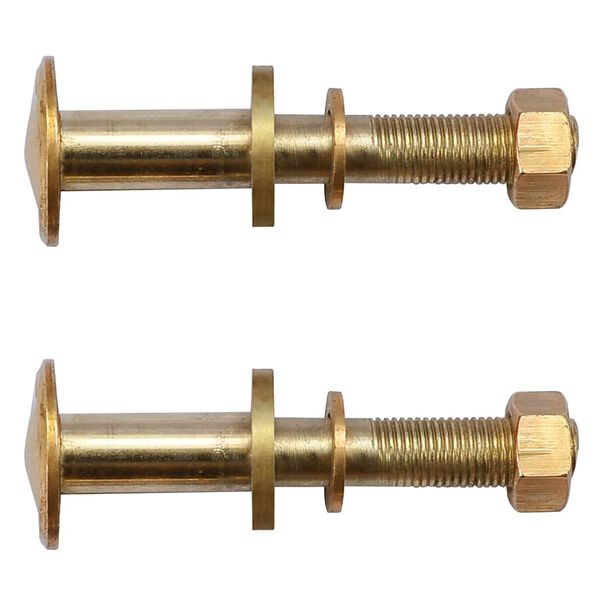 vidaXL Roues de rechange pour transat 2 pcs Bois de teck solide