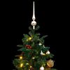 vidaXL Sapin de No&euml;l artificiel articul&eacute; 150 LED et boules 150 cm