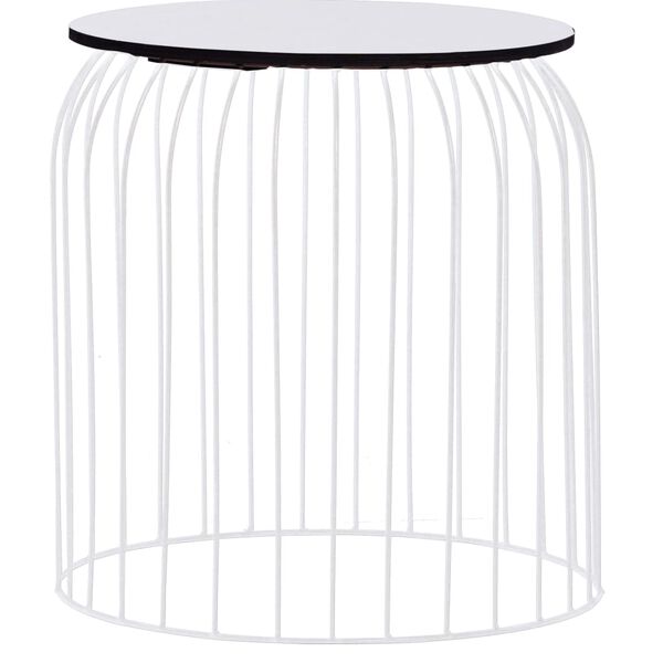 vidaXL Tables basses 3 pcs Blanc