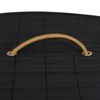 vidaXL Panier &agrave; linge d'angle Bambou Noir 60 L