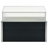 vidaXL Serre Anthracite 100x100x77 cm Acier galvanisé